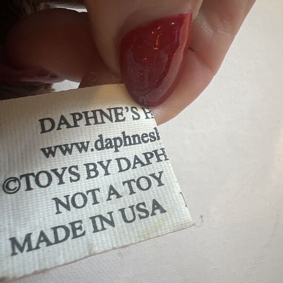 Vintage Beaver Hand Puppet Toys by Daphne Woodchuck Groundhog Plush Head Cover - Picture 7 of 8